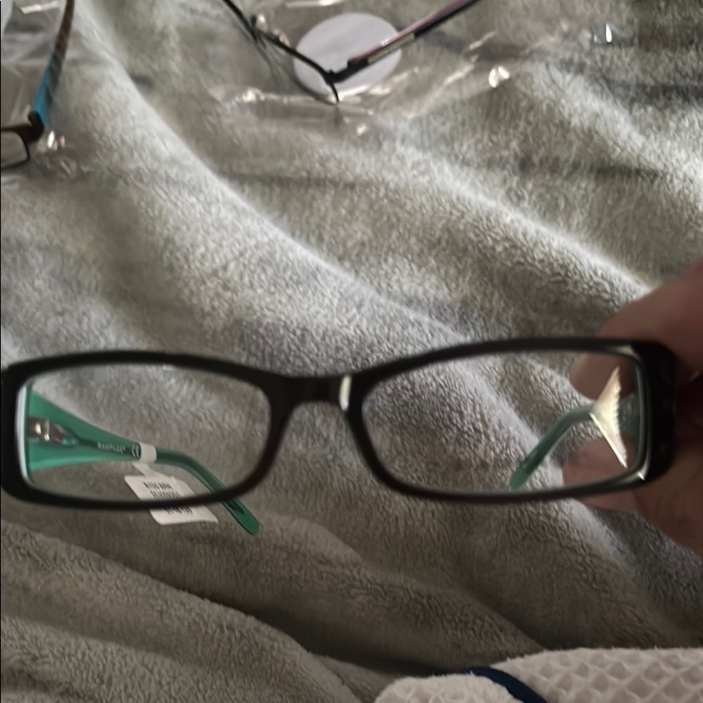 Rampage Black and Teal Women's Glasses